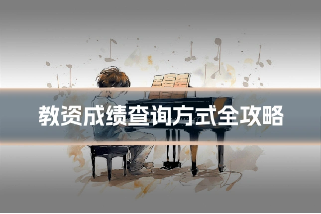 教资成绩查询方式全攻略