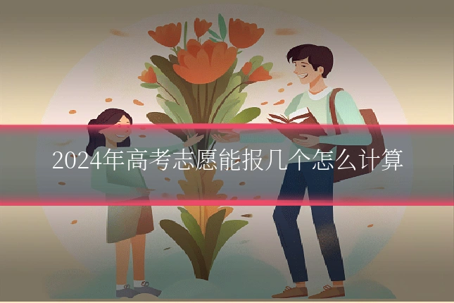 2024年高考志愿能报几个怎么计算