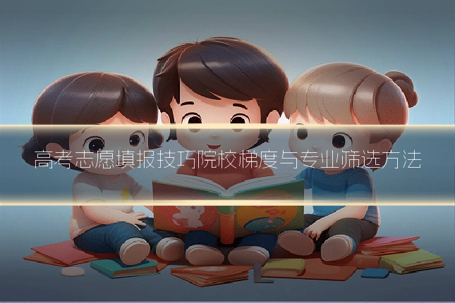 高考志愿填报技巧院校梯度与专业筛选方法