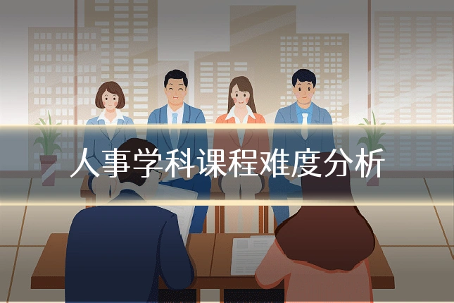 人事学科课程难度分析
