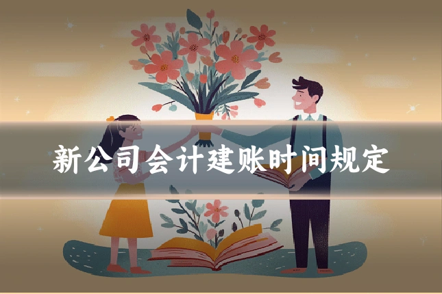 新公司会计建账时间规定