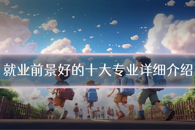 就业前景好的十大专业详细介绍