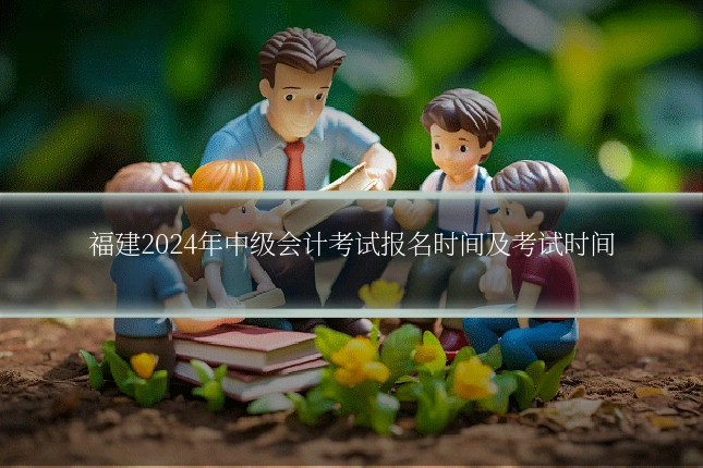 福建2024年中级会计考试报名时间及考试时间