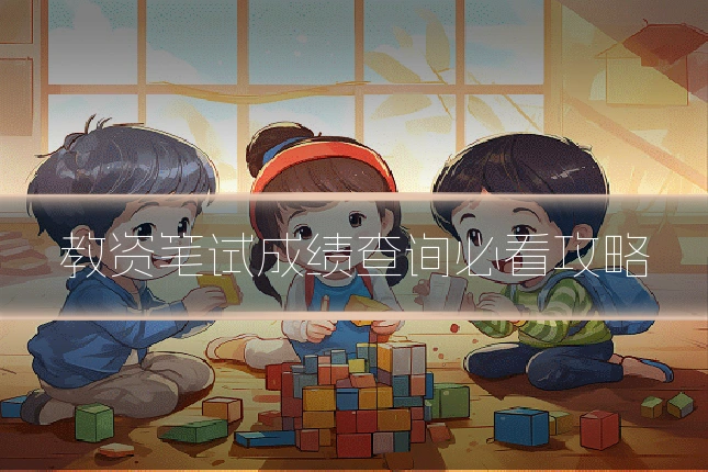 教资笔试成绩查询必看攻略
