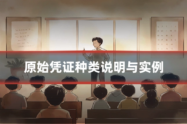 原始凭证种类说明与实例