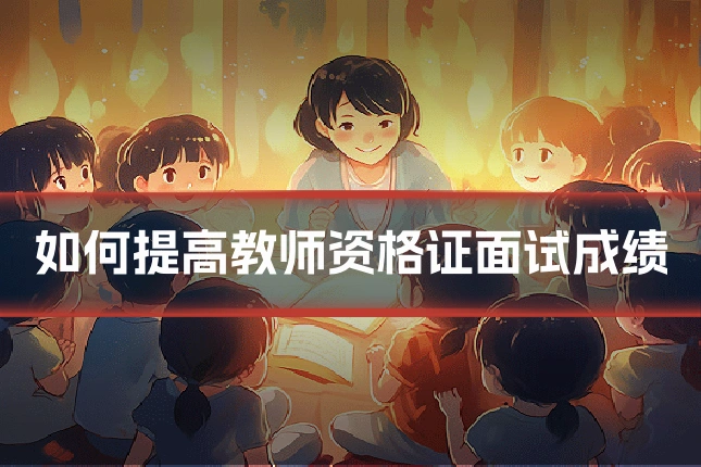 如何提高教师资格证面试成绩