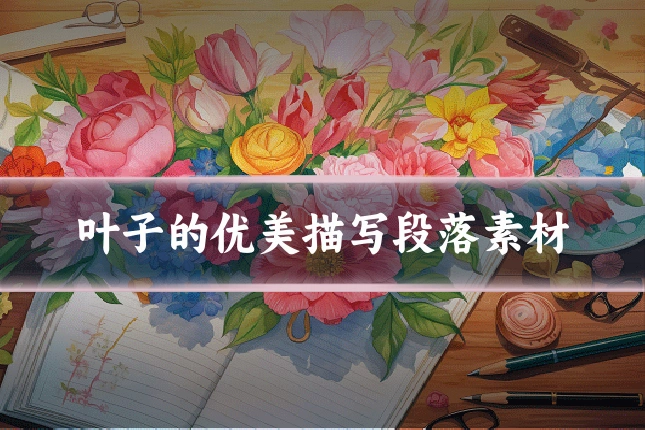 叶子的优美描写段落素材