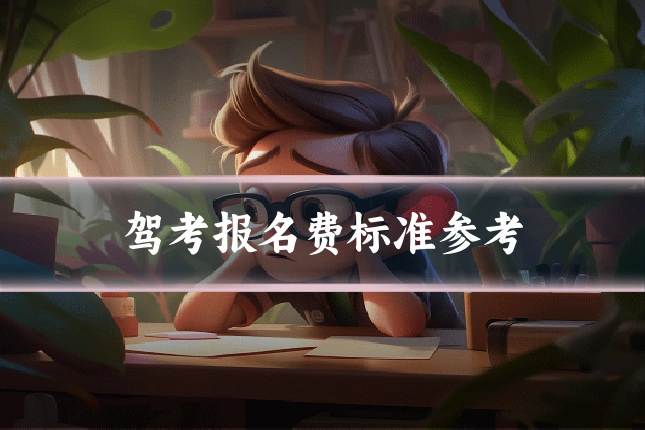 驾考报名费标准参考
