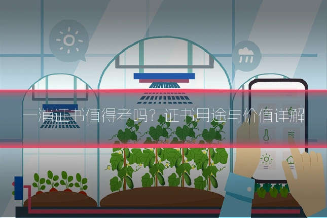 一消证书值得考吗？证书用途与价值详解
