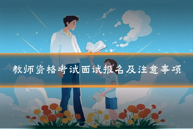 教师资格考试面试报名及注意事项