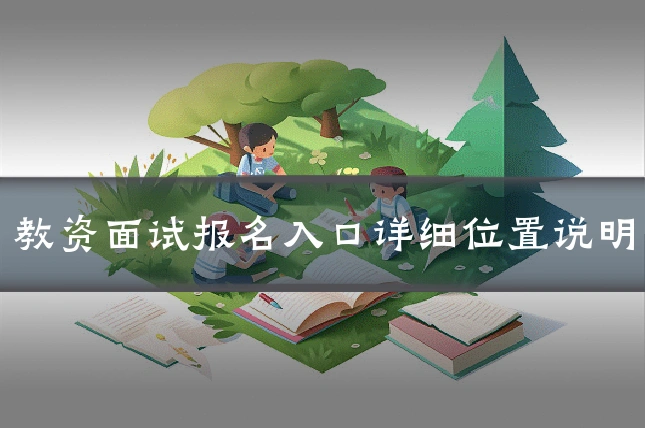 教资面试报名入口详细位置说明
