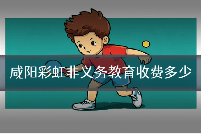咸阳彩虹非义务教育收费多少