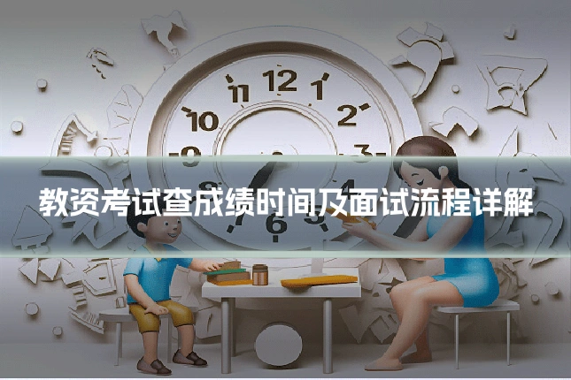 教资考试查成绩时间及面试流程详解