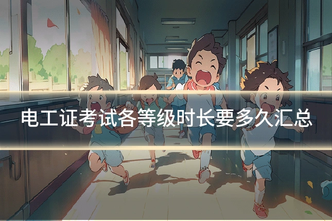电工证考试各等级时长要多久汇总
