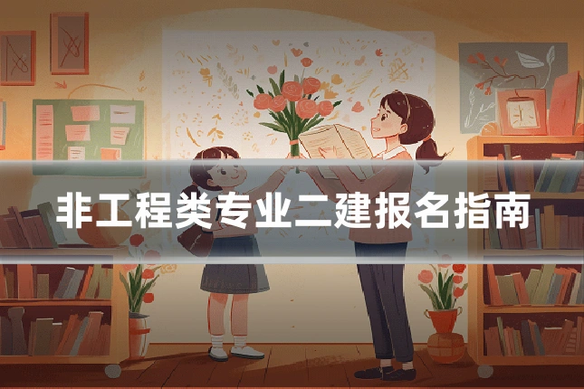 非工程类专业二建报名指南