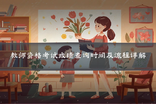 教师资格考试成绩查询时间及流程详解
