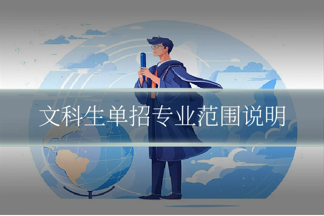 文科生单招专业范围说明