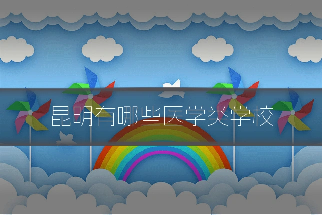 昆明有哪些医学类学校