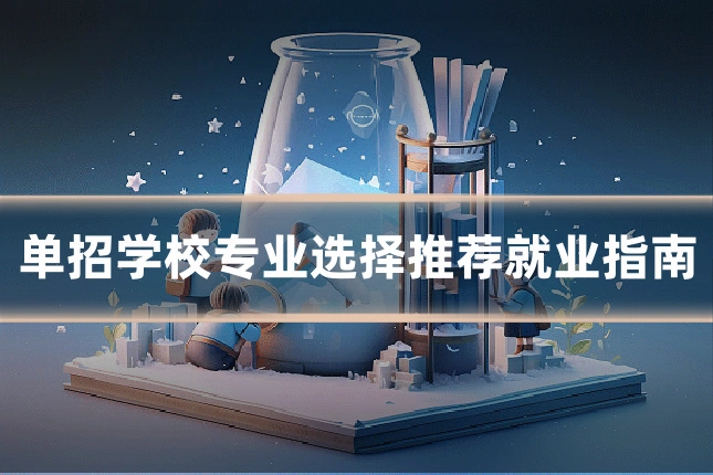 单招学校专业选择推荐就业指南