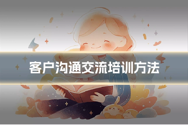 客户沟通交流培训方法