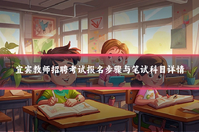 宜宾教师招聘考试报名步骤与笔试科目详情