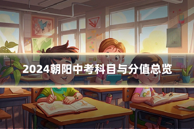 2024朝阳中考科目与分值总览