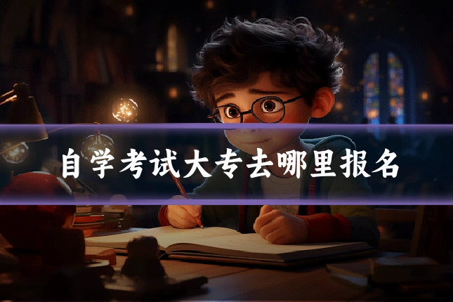 自学考试大专去哪里报名
