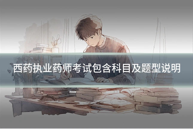 西药执业药师考试包含科目及题型说明