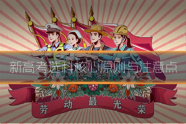 新高考选科核心原则与注意点