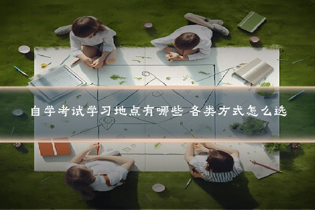 自学考试学习地点有哪些 各类方式怎么选