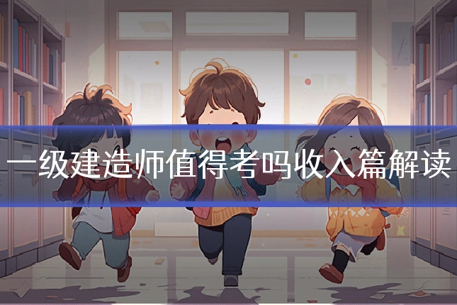 一级建造师值得考吗收入篇解读