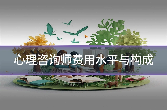 心理咨询师费用水平与构成