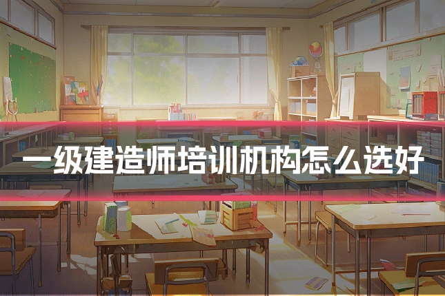 一级建造师培训机构怎么选好