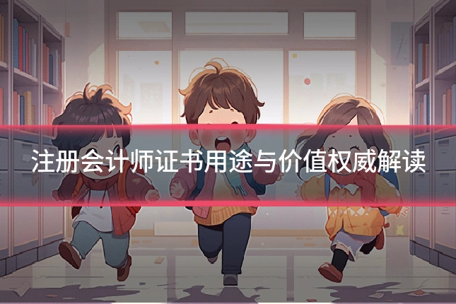 注册会计师证书用途与价值权威解读