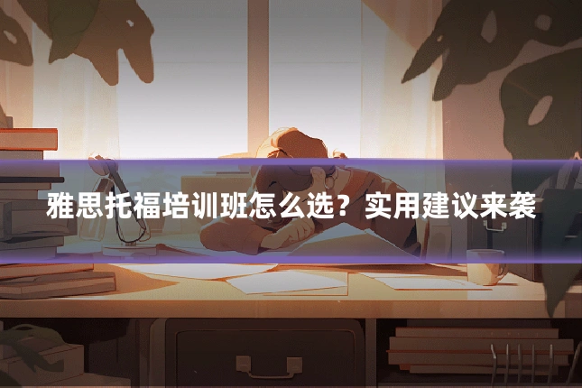 雅思托福培训班怎么选？实用建议来袭