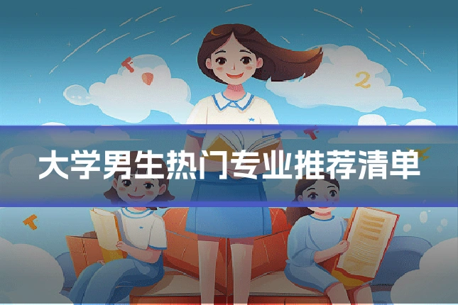 大学男生热门专业推荐清单