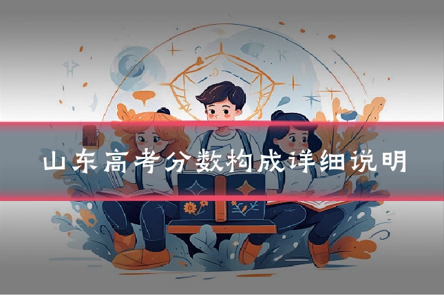 山东高考分数构成详细说明