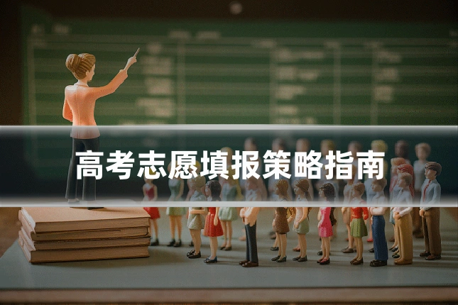 高考志愿填报策略指南