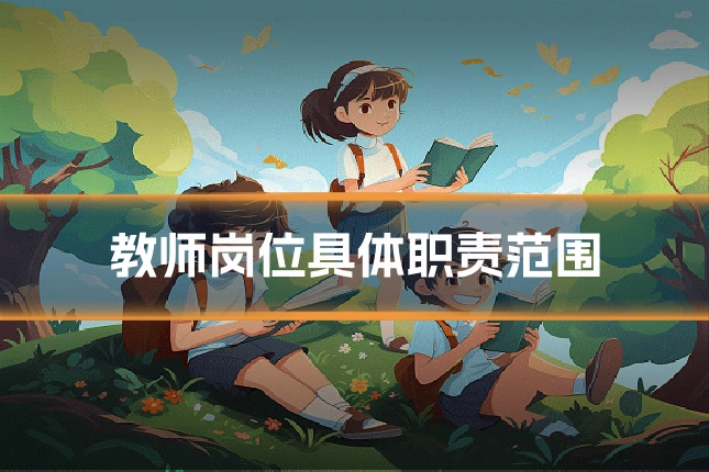 教师岗位具体职责范围