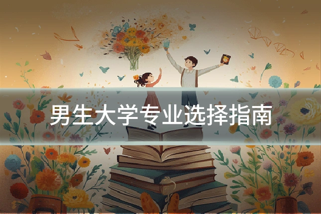 男生大学专业选择指南