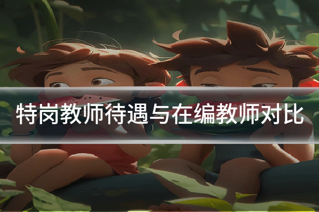 特岗教师待遇与在编教师对比