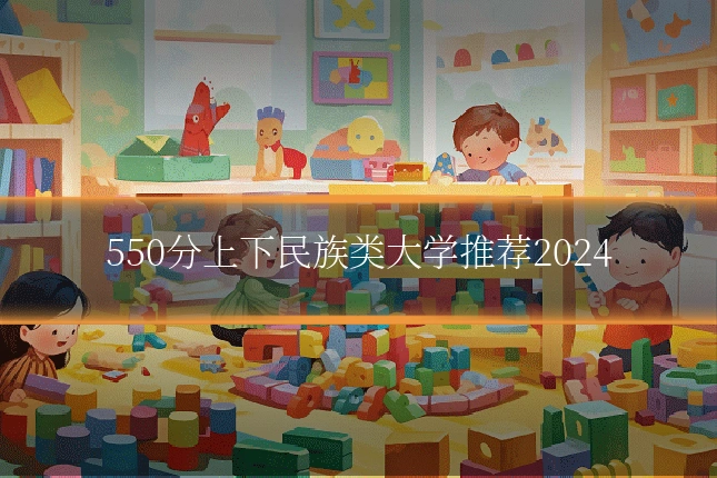 550分上下民族类大学推荐2024
