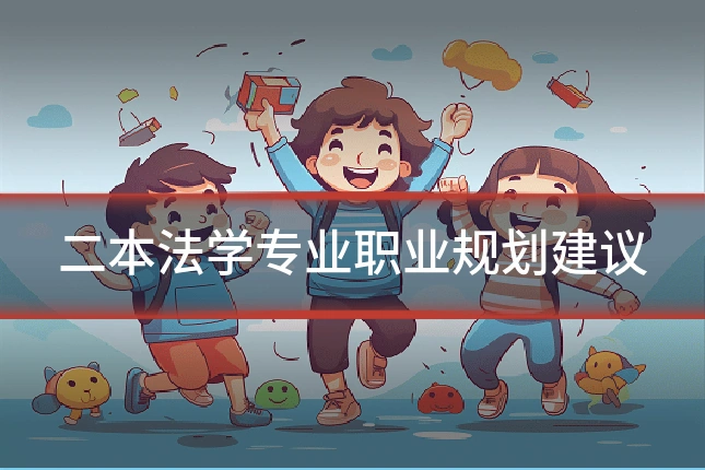 二本法学专业职业规划建议