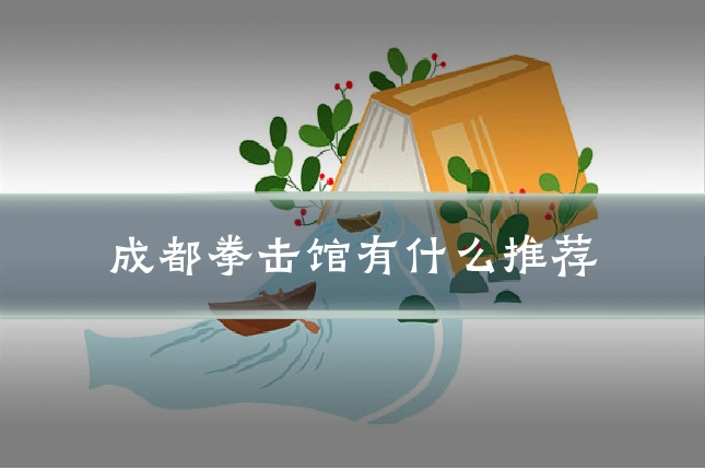 成都拳击馆有什么推荐