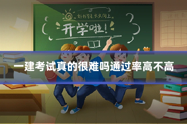 一建考试真的很难吗通过率高不高