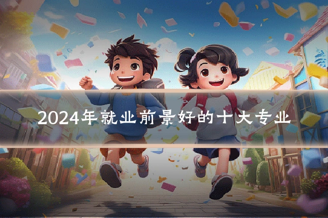 2024年就业前景好的十大专业