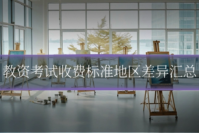教资考试收费标准地区差异汇总