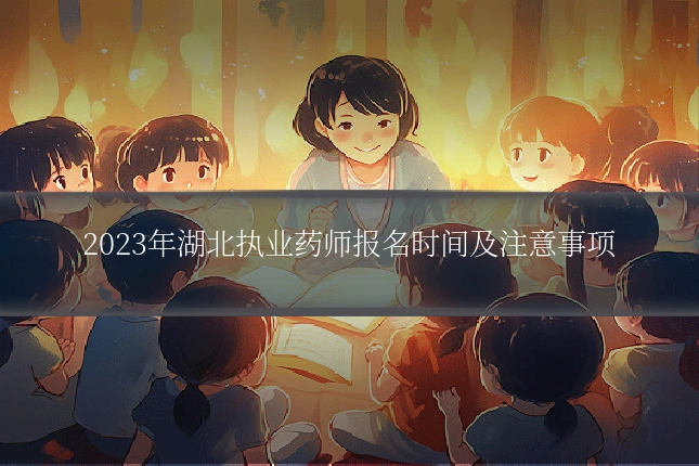 2023年湖北执业药师报名时间及注意事项