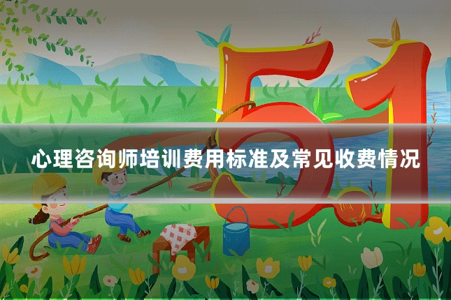 心理咨询师培训费用标准及常见收费情况