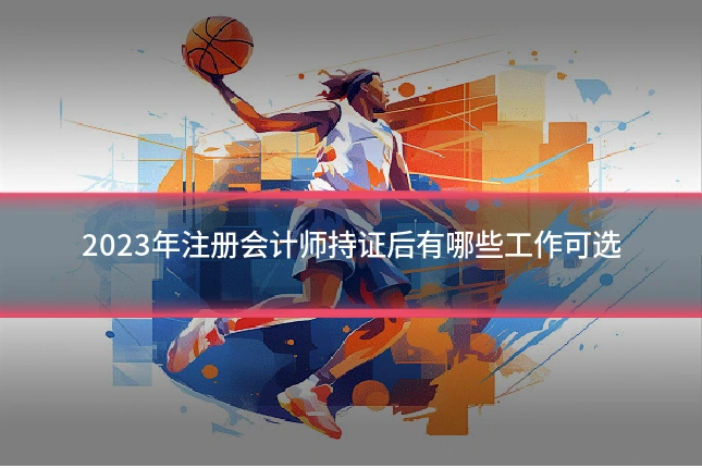2023年注册会计师持证后有哪些工作可选